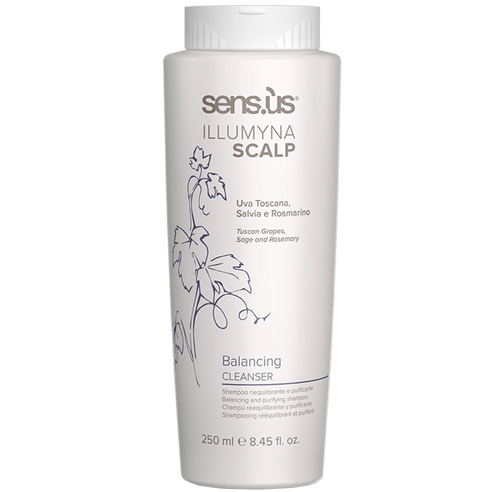 Шампунь для жирної шкіри голови - Sens.ùs Illumyna Scalp Balancing Cleanser 250 мл