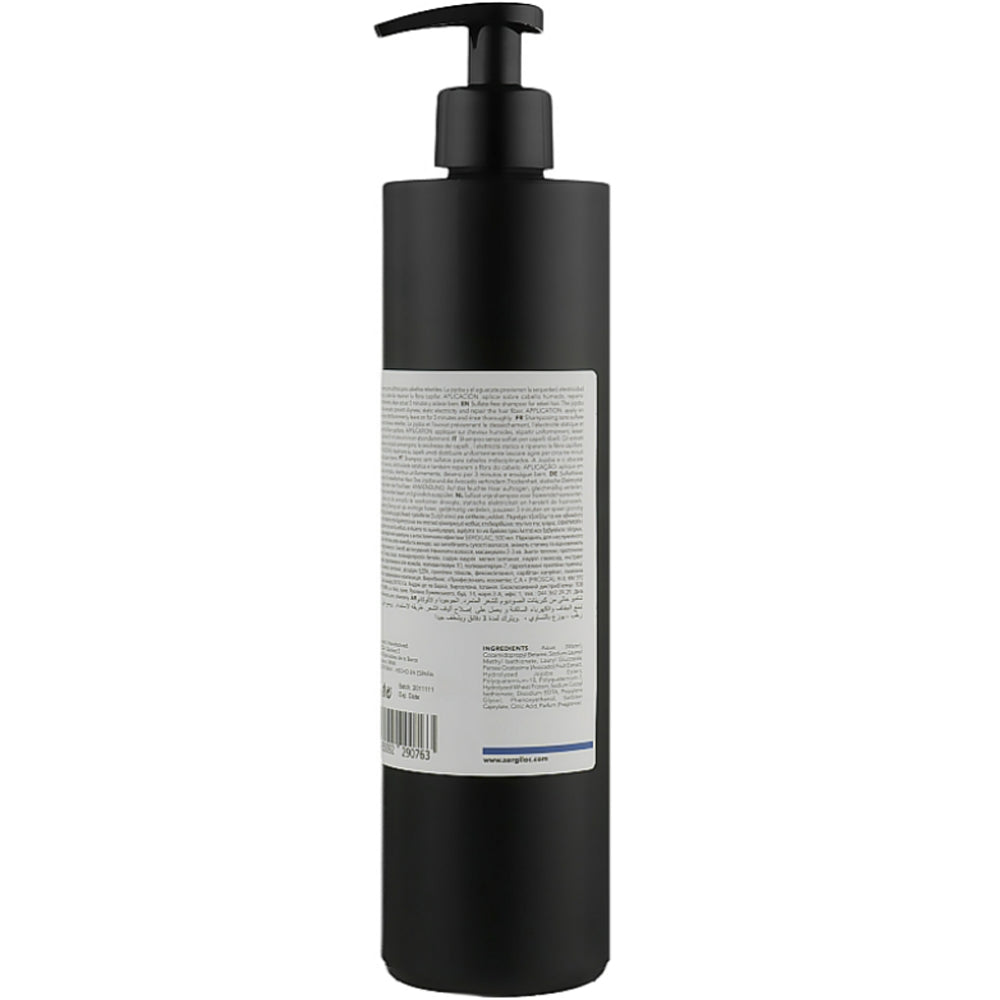 Бессульфатный шампунь для волос с антистатическим эффектом - Sergilac The Frizz Free Shampoo