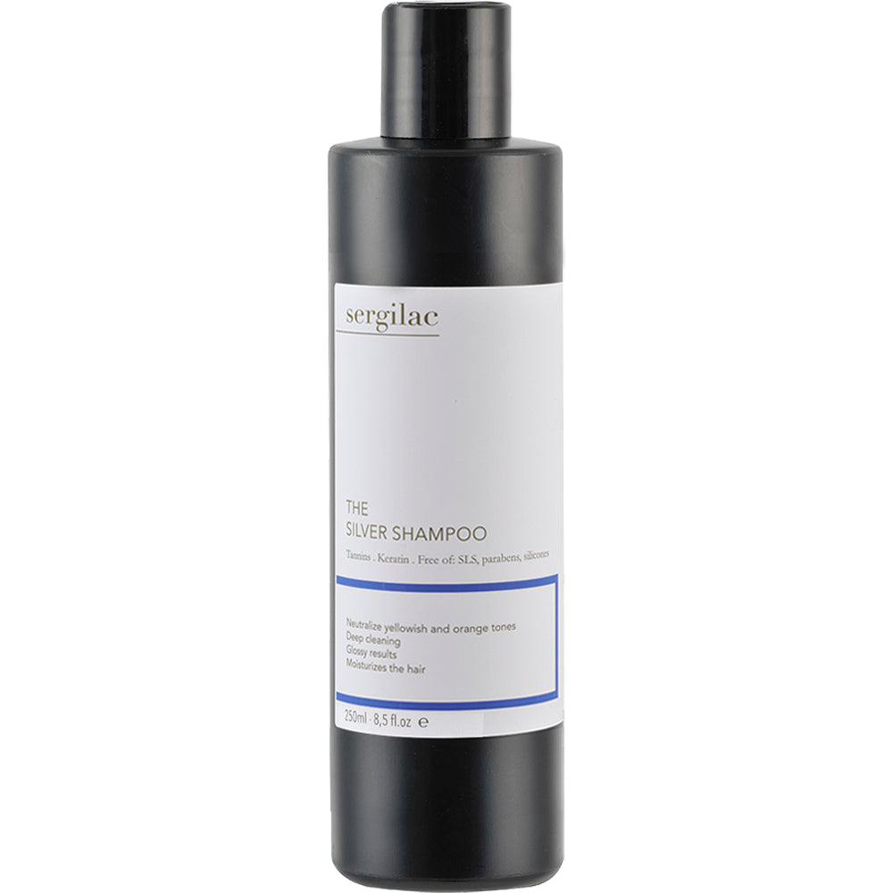 Шампунь для нейтрализации желтого пигмента - Sergilac The Silver Shampoo