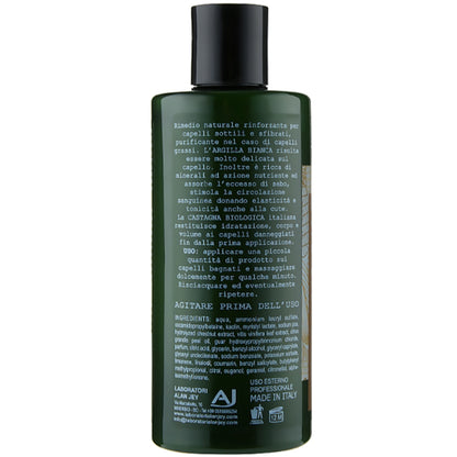 Alan Jey Green Natural  Shampoo Castagna - Шампунь з білою глиною і каштаном