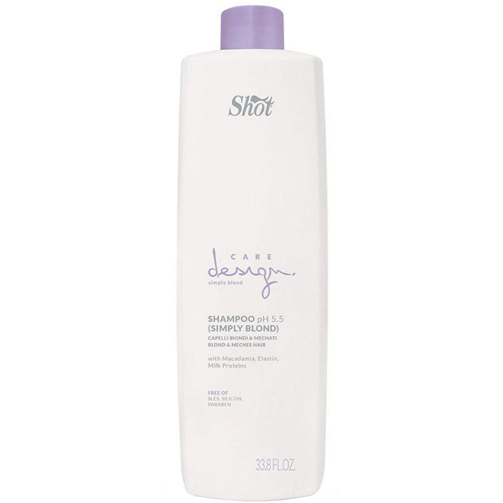 Shot Care Design (Simply Blond) Blond And Maches Hair Shampoo - Шампунь для освітленого та мелірованого волосся