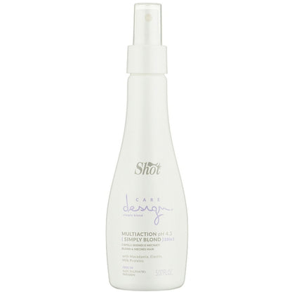Shot Care Design (Simply Blond) Multiaction 10-In-1 - Багатофункціональний еліксир для освітленого та мелірованого волосся