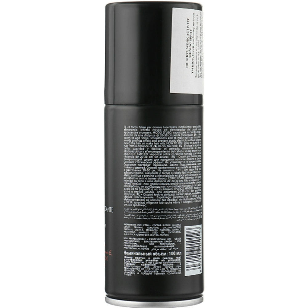 Shot Work Activity Shining Spray - Спрей для блеска волос