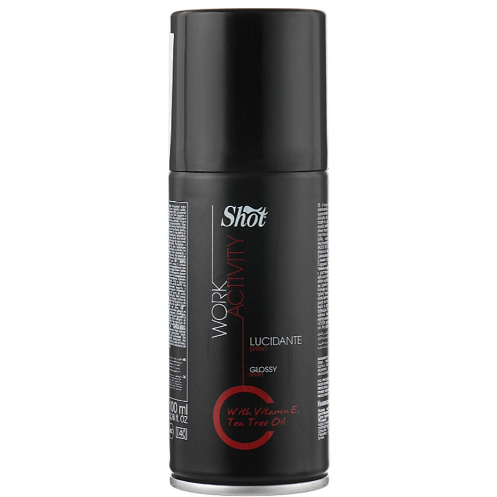Shot Work Activity Shining Spray - Спрей для блиску волосся