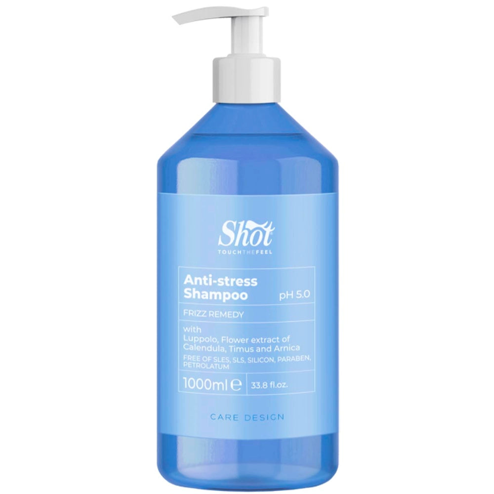 Зміцнюючий шампунь - Shot Design Anti-stress Shampoo 1000 мл
