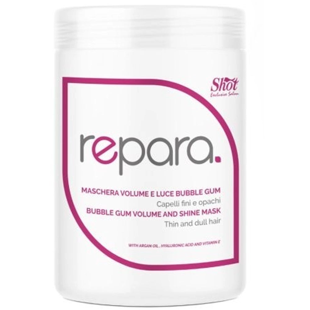 Маска для тонкого та тьмяного волосся - Shot Repara Bubble Gum Volume Mask 1000 мл