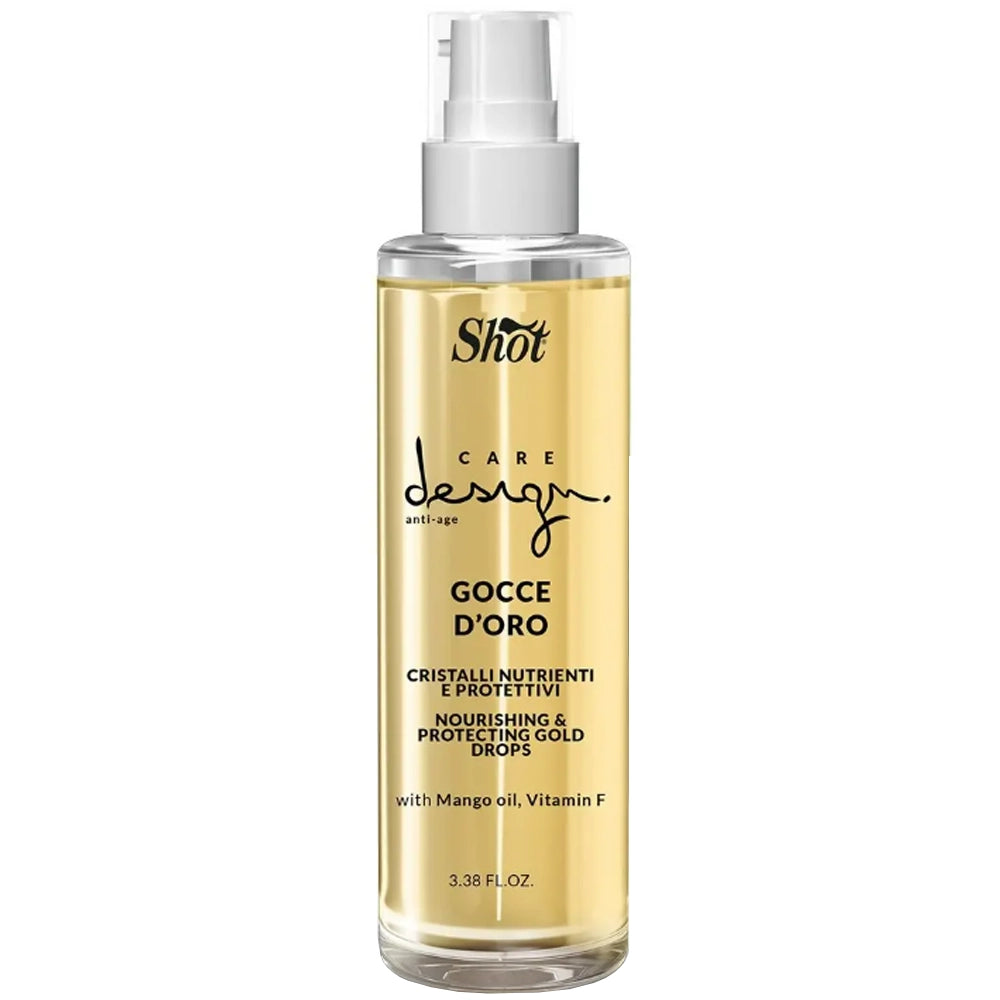 Shot Care Design (Color Care) Gold Drops - Золоті кристали для фарбованого волосся 5