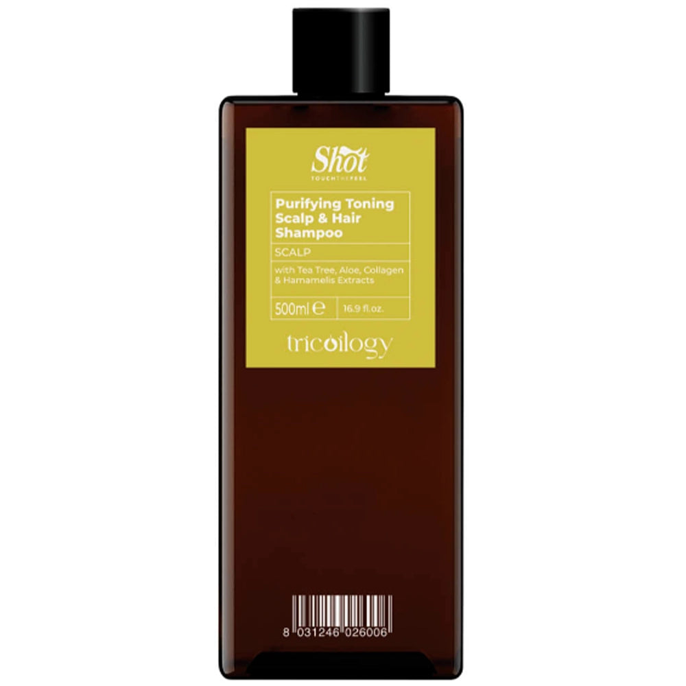 Тонізуючий шампунь для шкіри голови та волосся - Shot Purifying Hair Shampoo