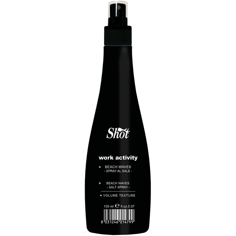 Сольовий спрей для волосся - Shot Work Activity Beach Waves Spray Al Sale