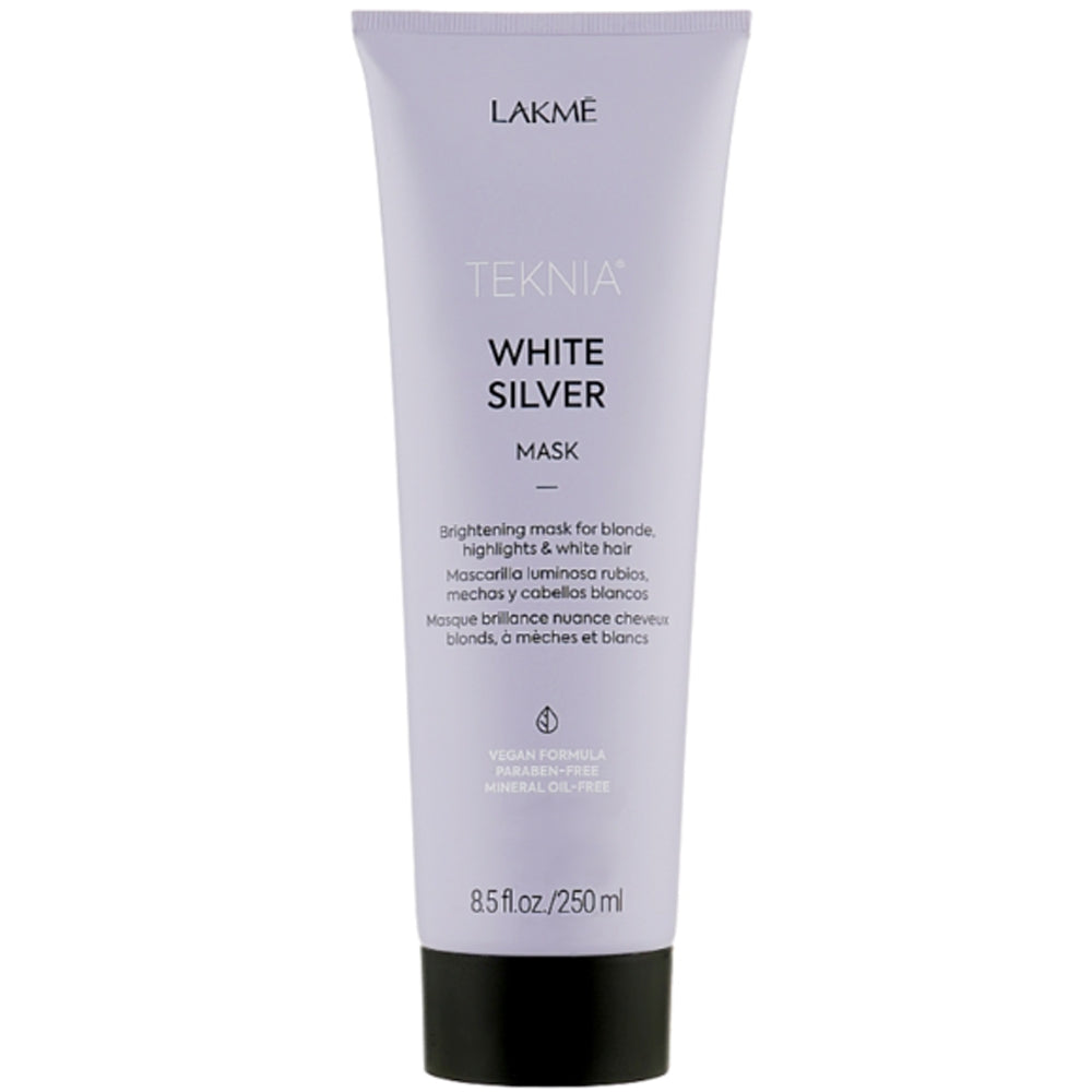 Тонуюча маска для нейтралізації жовтизни - Lakme Teknia White Silver Mask