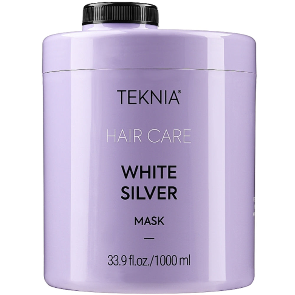 Тонуюча маска для нейтралізації жовтизни - Lakme Teknia White Silver Mask