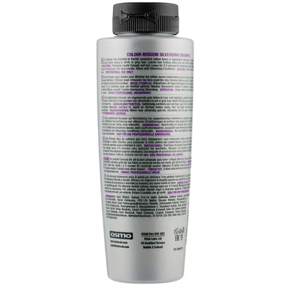Osmo Silvering Shampoo - Безсульфатний шампунь для освітленого волосся проти жовтизни