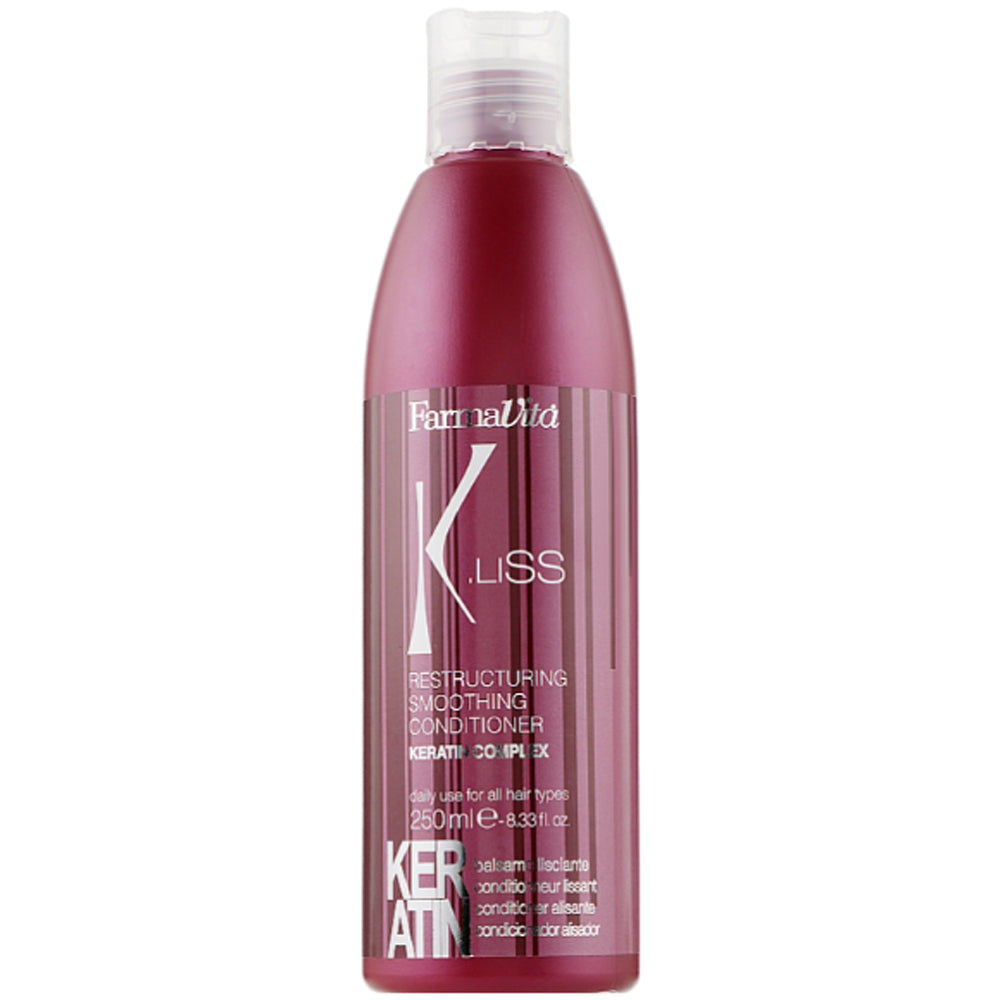 Farmavita K.Liss Restructuring Smoothing Conditioner - Кондиціонер з кератином після випрямлення волосся