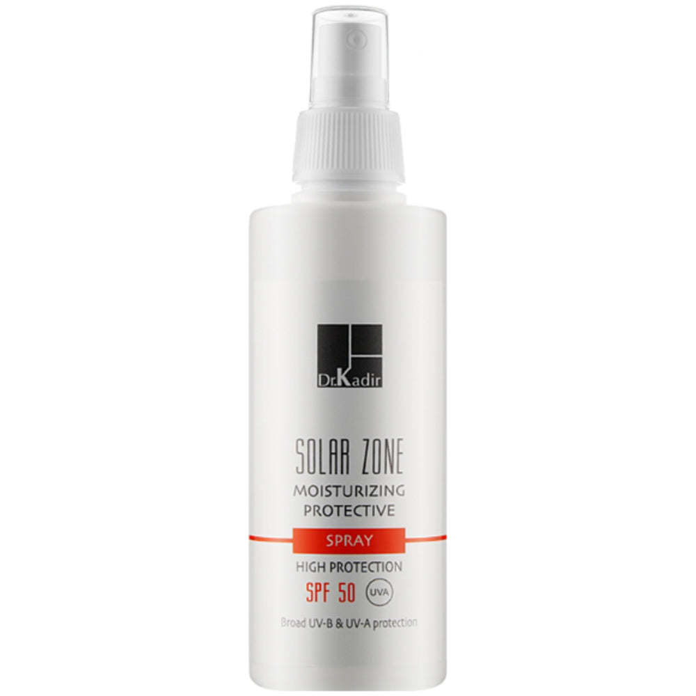 Dr. Kadir Solar Zone Moisturizing Protective Spray SPF 50 - Сонцезахисний зволожуючий спрей
