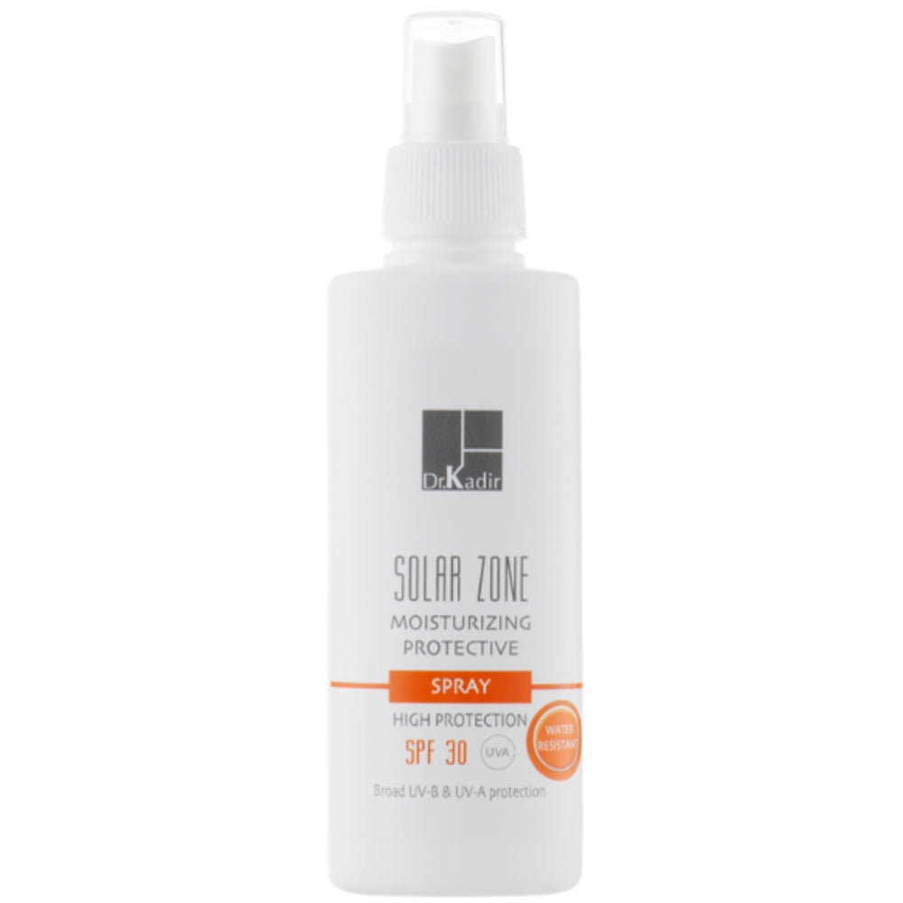 Dr. Kadir Solar Zone Moisturizing Protective Spray SPF 30 - Сонцезахисний зволожуючий спрей
