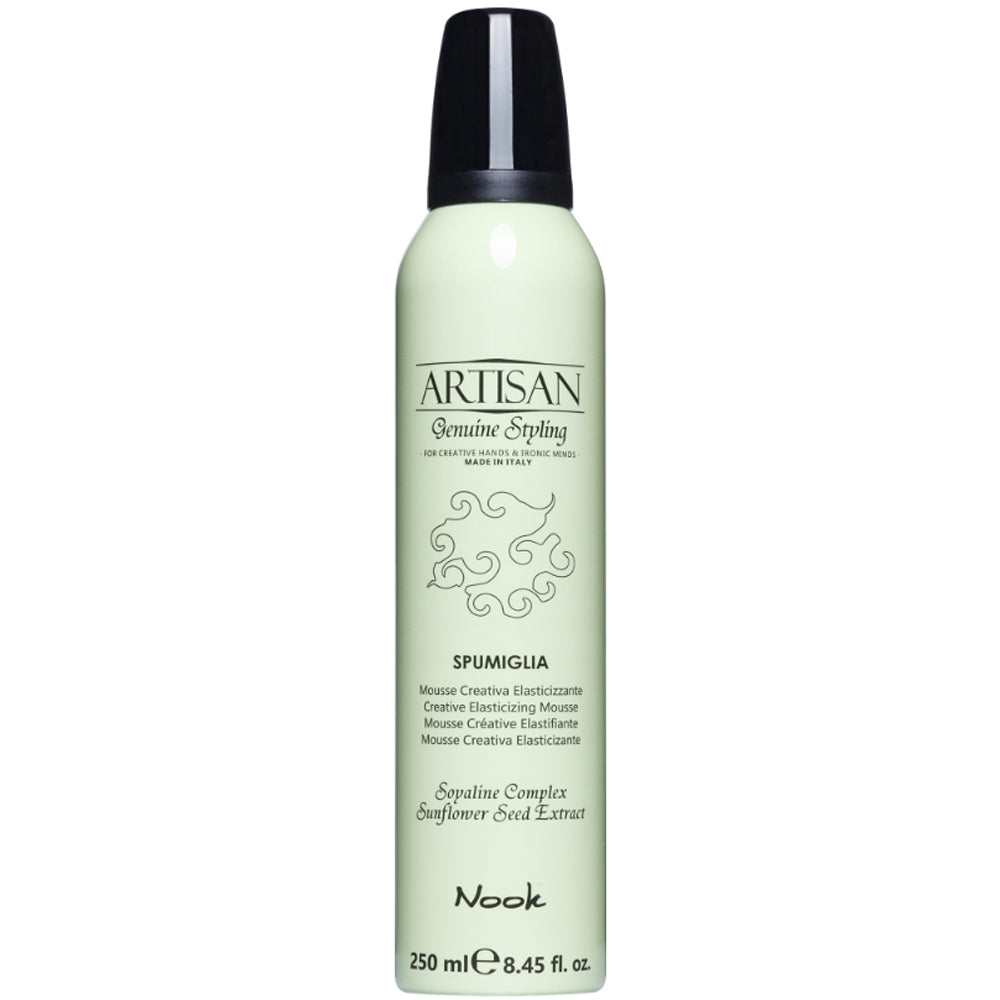 Nook Artisan Spumiglia Creative Elasticizing Mousse — Мус для креативної укладки волосся