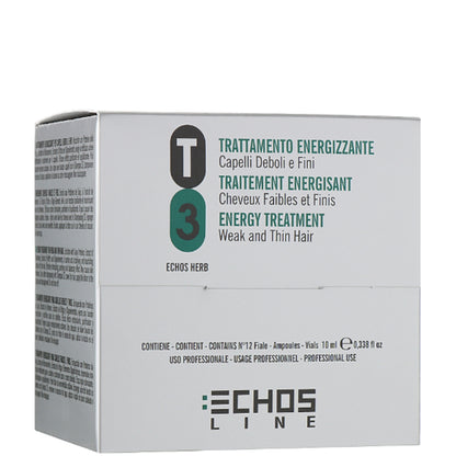 Echosline Т3 Energy Treatment – Зміцнюючий і зволожуючий лосьйон в ампулах