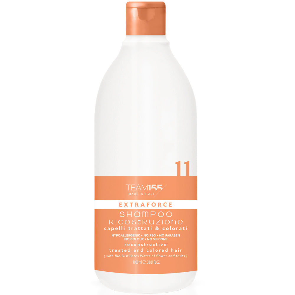 Team 155 Extraforce Shampoo Treated And Colored Hair 11 - Шампунь для восстановления поврежденных и окрашенных волос