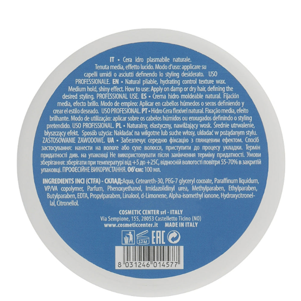 Віск для укладки на водній основі - Team 155 Finish Control Wax Hydro Fix