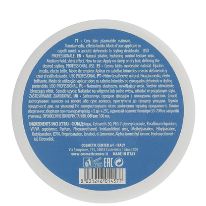 Віск для укладки на водній основі - Team 155 Finish Control Wax Hydro Fix