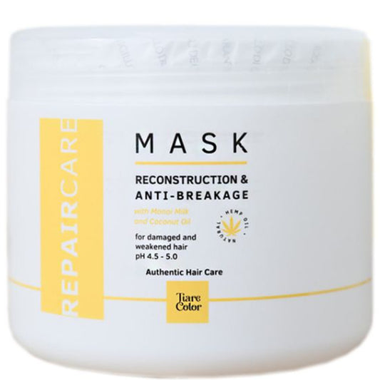 Маска для пошкодженого волосся - TiareColor Reconstruction & Anti-Breakage Mask