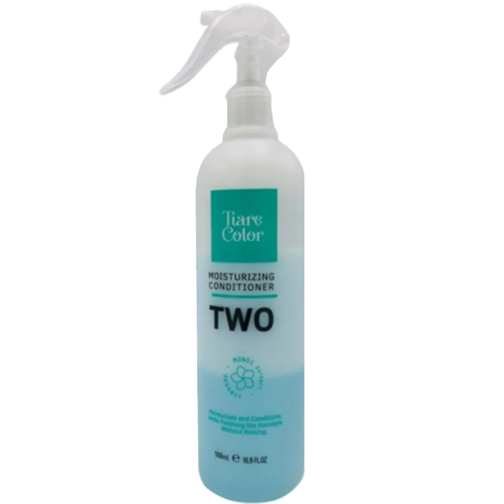 Двофазний спрей з кератином і екстрактом квітів тіарі - Tiarecolor Two Bi-phase Moisturizing Conditioner
