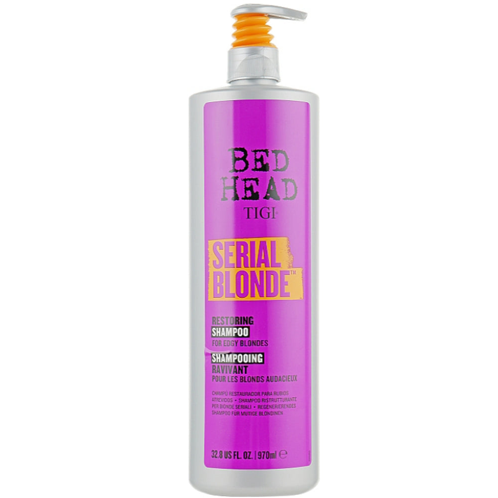 Шампунь відновлюючий для блондованого волосся - Tigi Bed Head Serial Blonde Restoring Shampoo