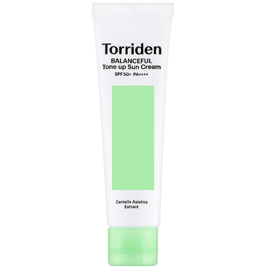 Сонцезахисний тонуючий крем для обличчя - Torriden Balanceful Tone-up Sun Cream SPF50+ PA++++