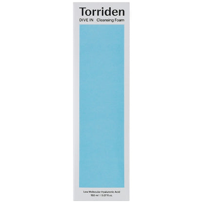 Очищаюча піна з низькомолекулярною гіалуроновою кислотою - Torriden Dive-In Cleansing Foam