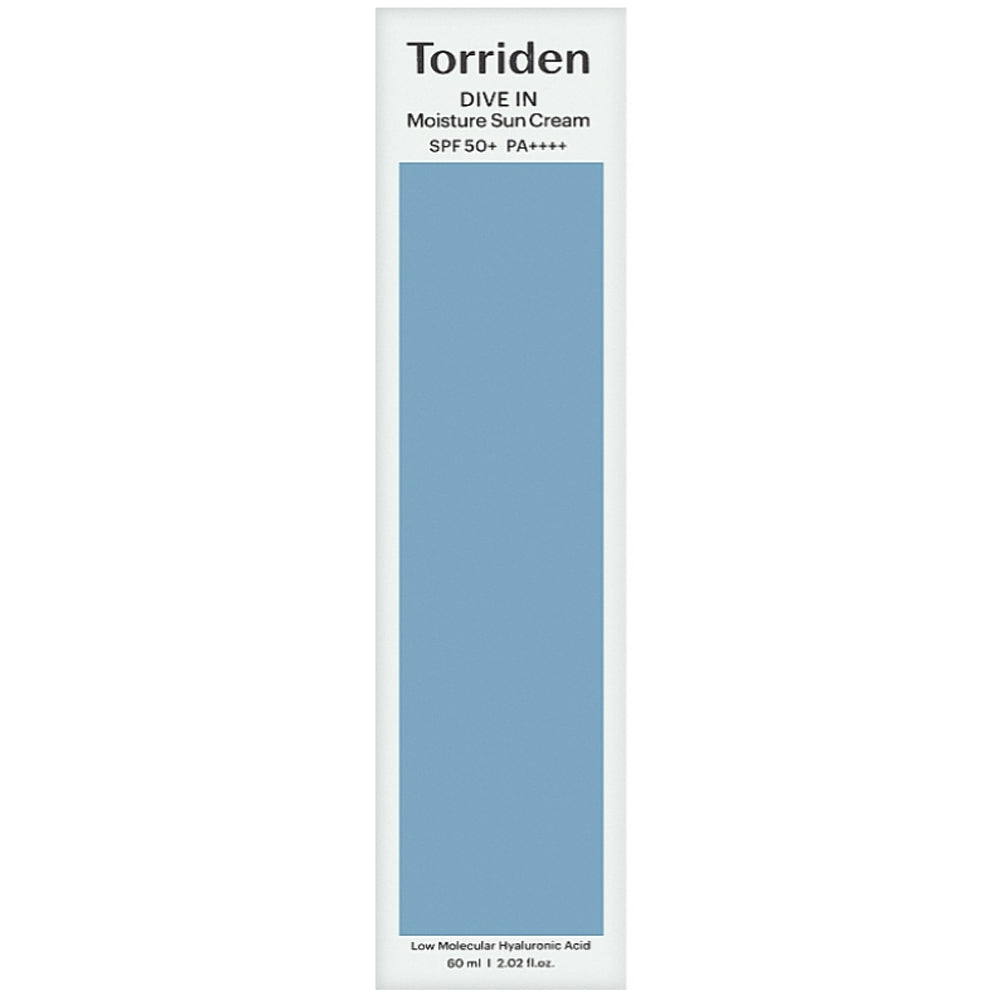 Зволожуючий сонцезахисний крем з гіалуроновою кислотою - Torriden Dive-In Moisture Sun Cream SPF50+ PA++++