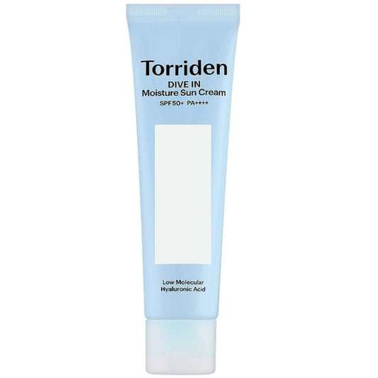 Зволожуючий сонцезахисний крем з гіалуроновою кислотою - Torriden Dive-In Moisture Sun Cream SPF50+ PA++++