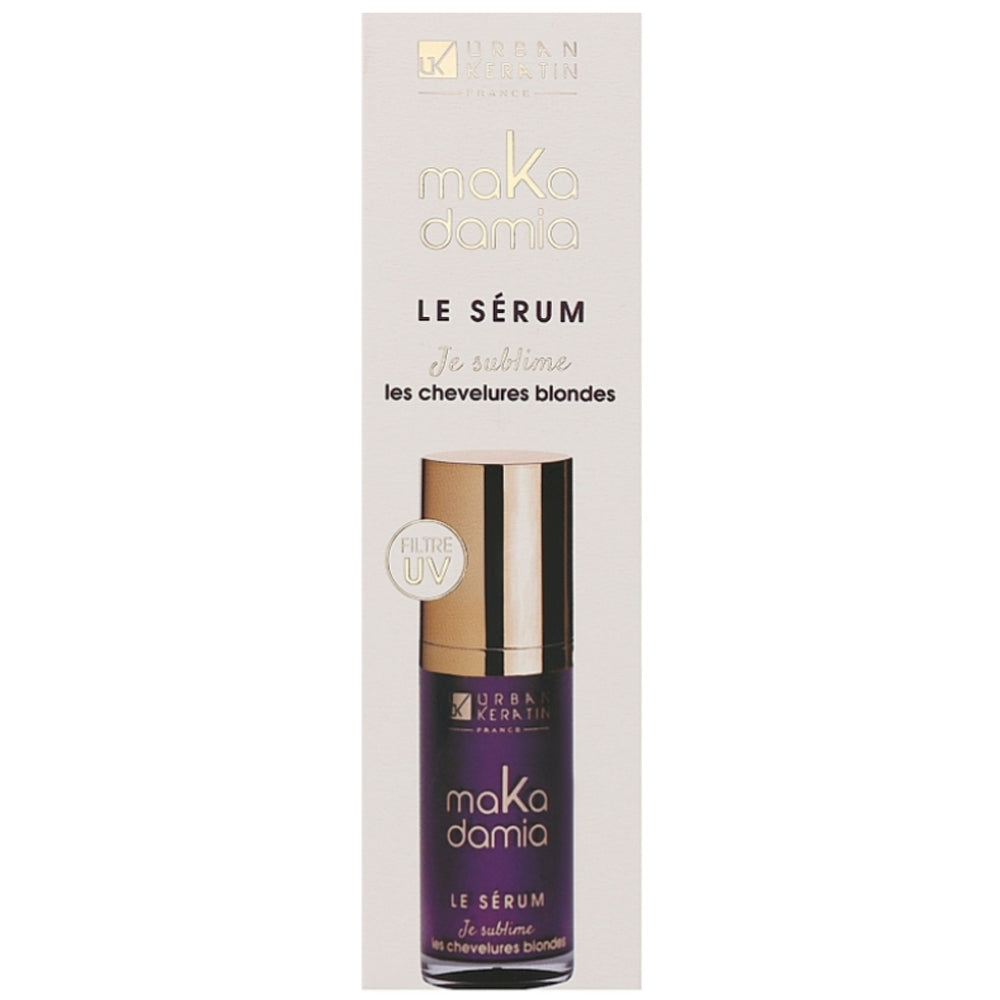 Серум для світлого натурального та фарбованого волосся - Urban Keratin Makadamia Serum