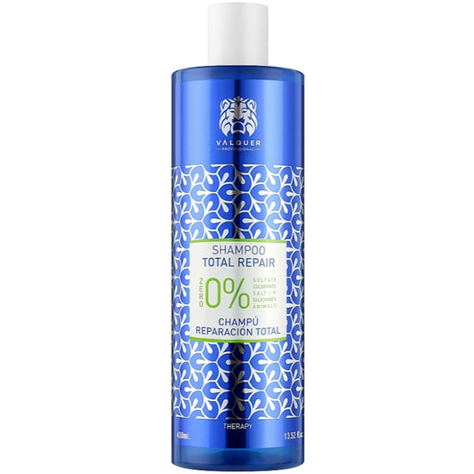 Шампунь для відновлення волосся - Valquer Total Repair Zero 0% Shampoo