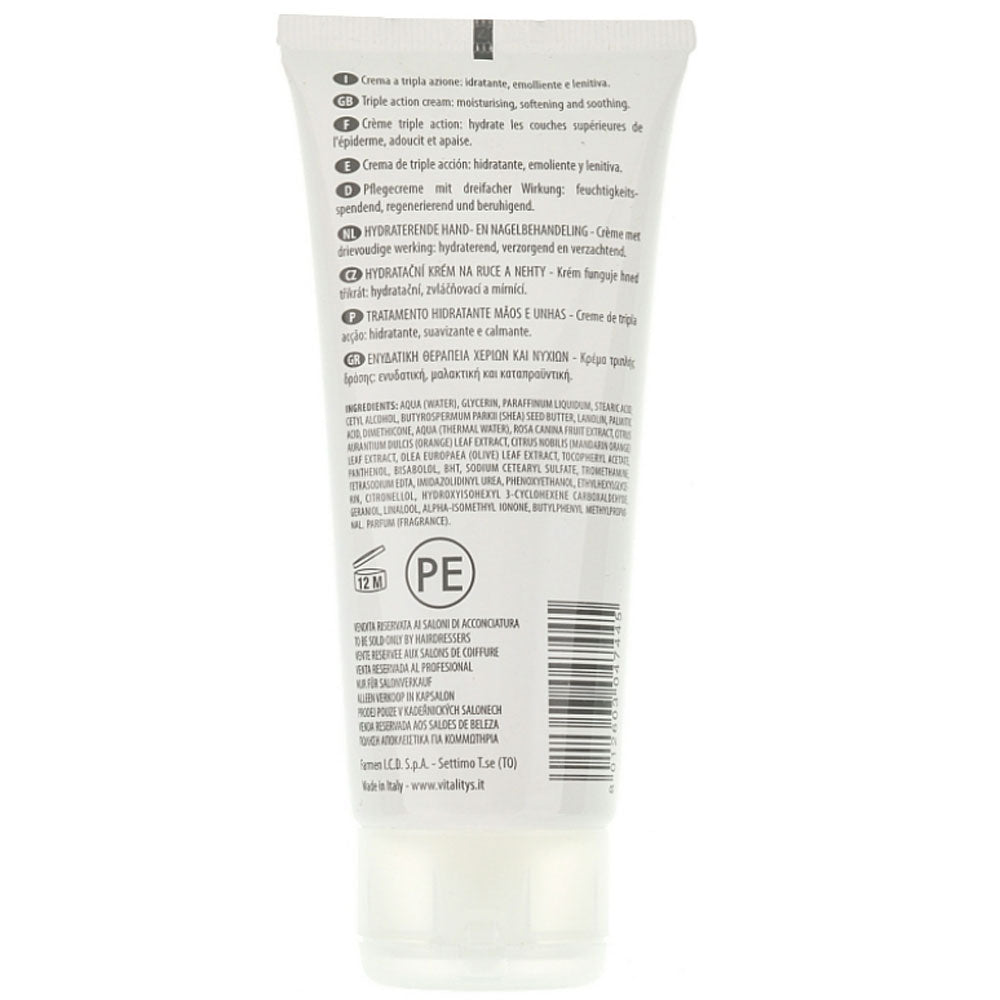 Vitality’s Intensive Aqua Hand And Nail Cream - Крем для рук и ногтей тройного действия