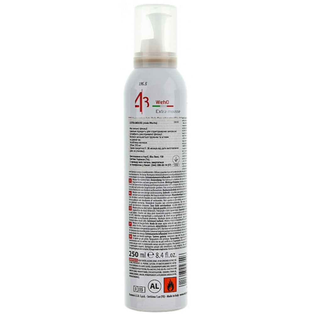 Vitality’s We-Ho Extra Mousse - Мус екстрасильної фіксації