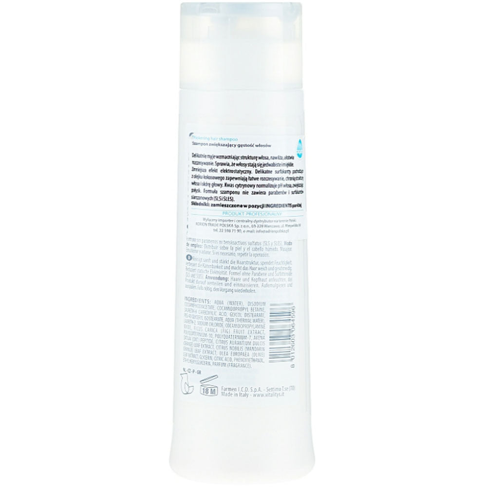 Vitality’s Intensive Aqua Filler Thickening Hair Shampoo – Шампунь для уплотнения волос