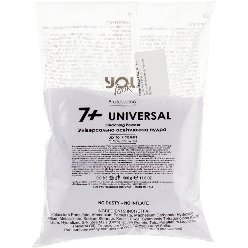 You Look Professional 7+ Universal Bleaching Powder - Освітлююча пудра