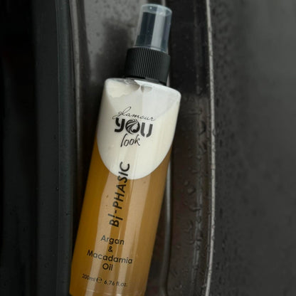 Двофазний незмивний кондиціонер для розплутування волосся - You Look Professional Glamour Bi-Phasic Argan &amp; Macadamia Oil 5