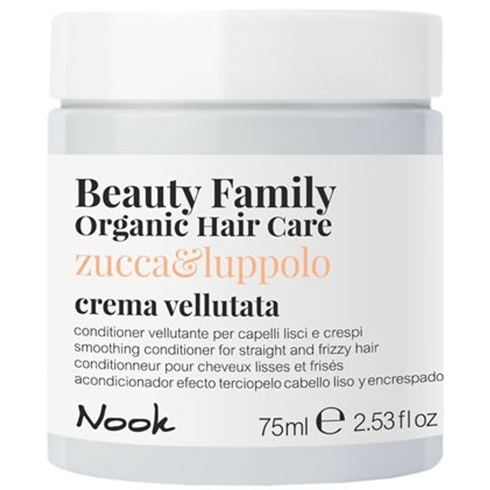 Кондиціонер для гладкості прямого та неслухняного волосся - Nook Beauty Family Zucca &amp; Luppolo Crema Vellutata