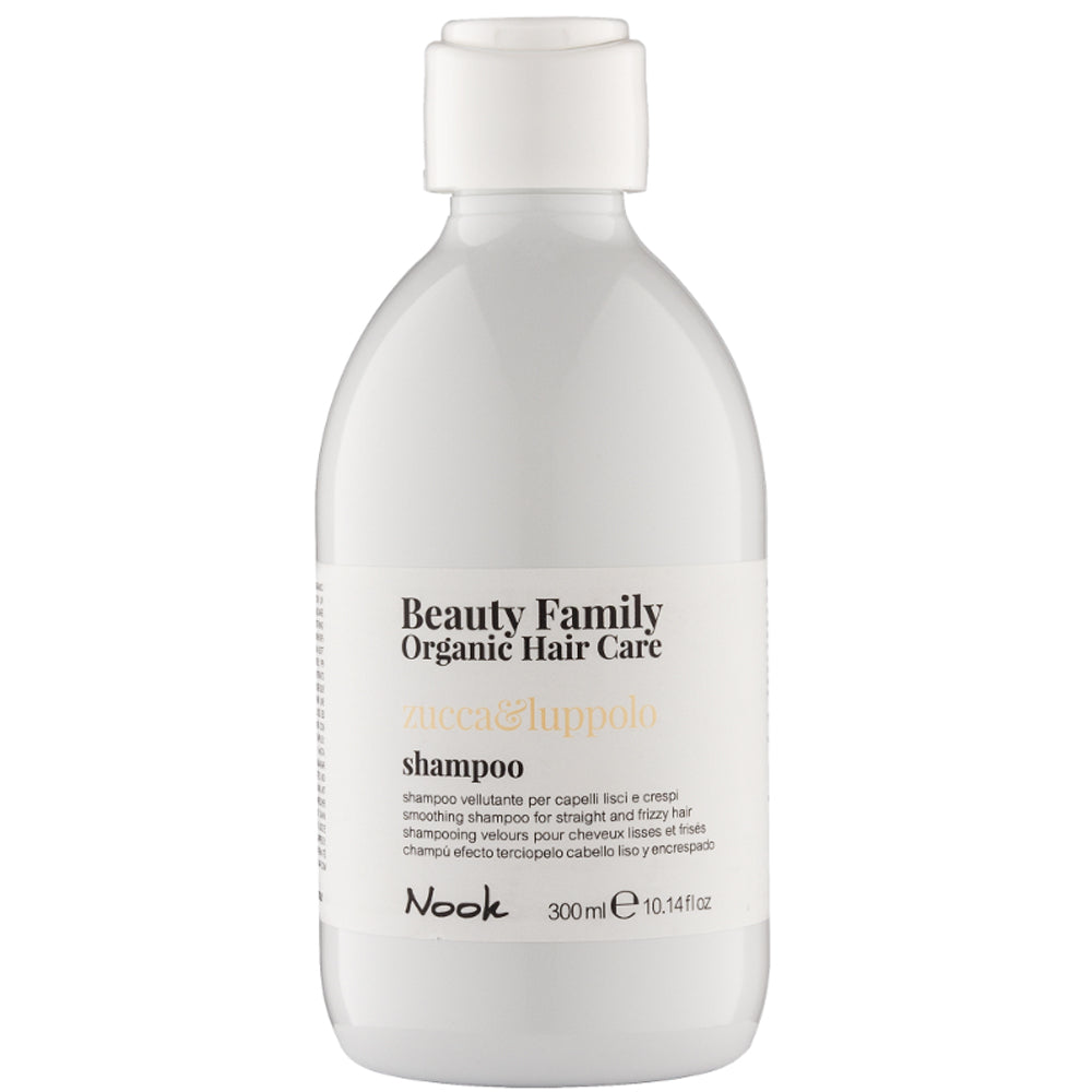 Шампунь для гладкості прямого та неслухняного волосся - Nook Beauty Family Zucca &amp; Luppolo Shampoo