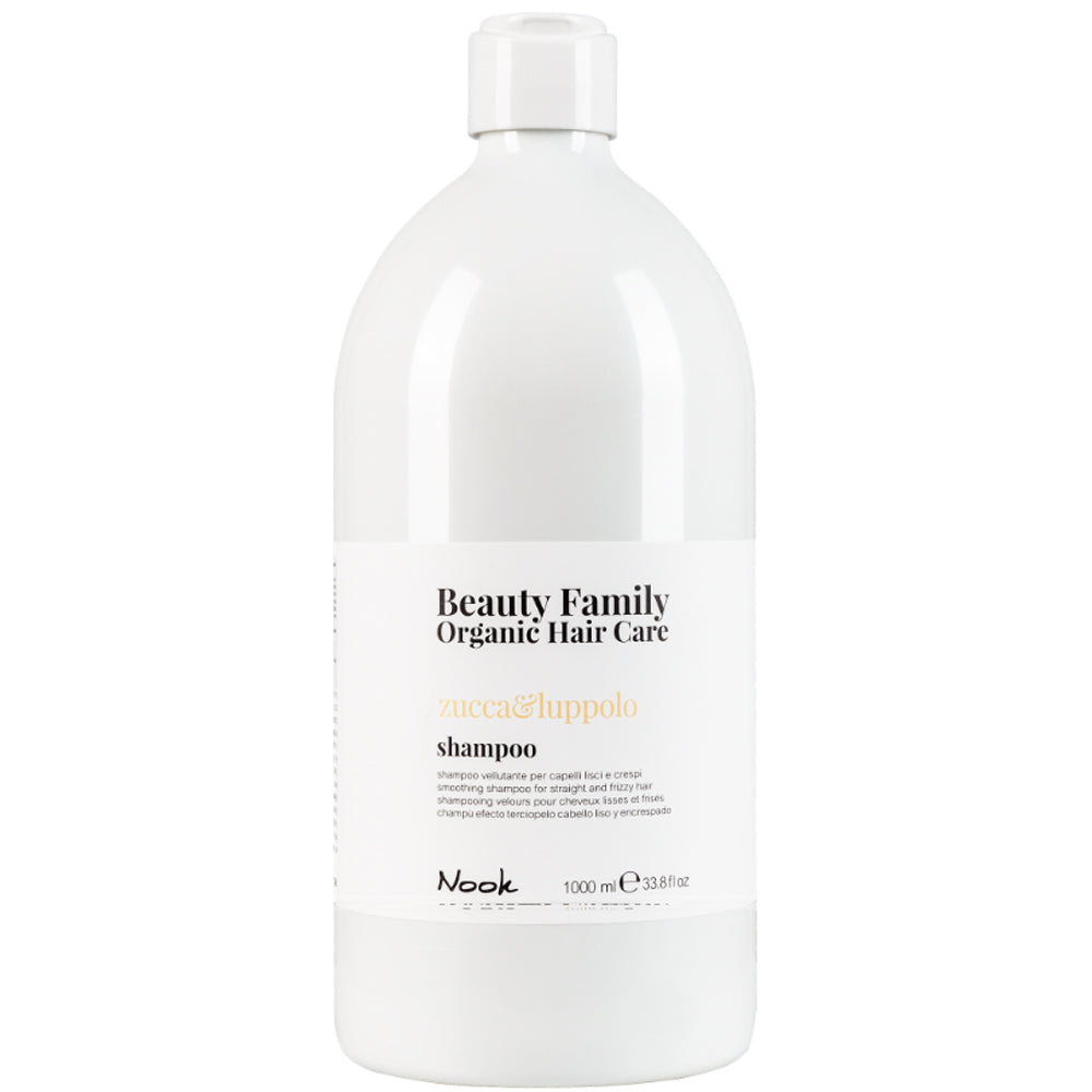 Шампунь для гладкості прямого та неслухняного волосся - Nook Beauty Family Zucca &amp; Luppolo Shampoo