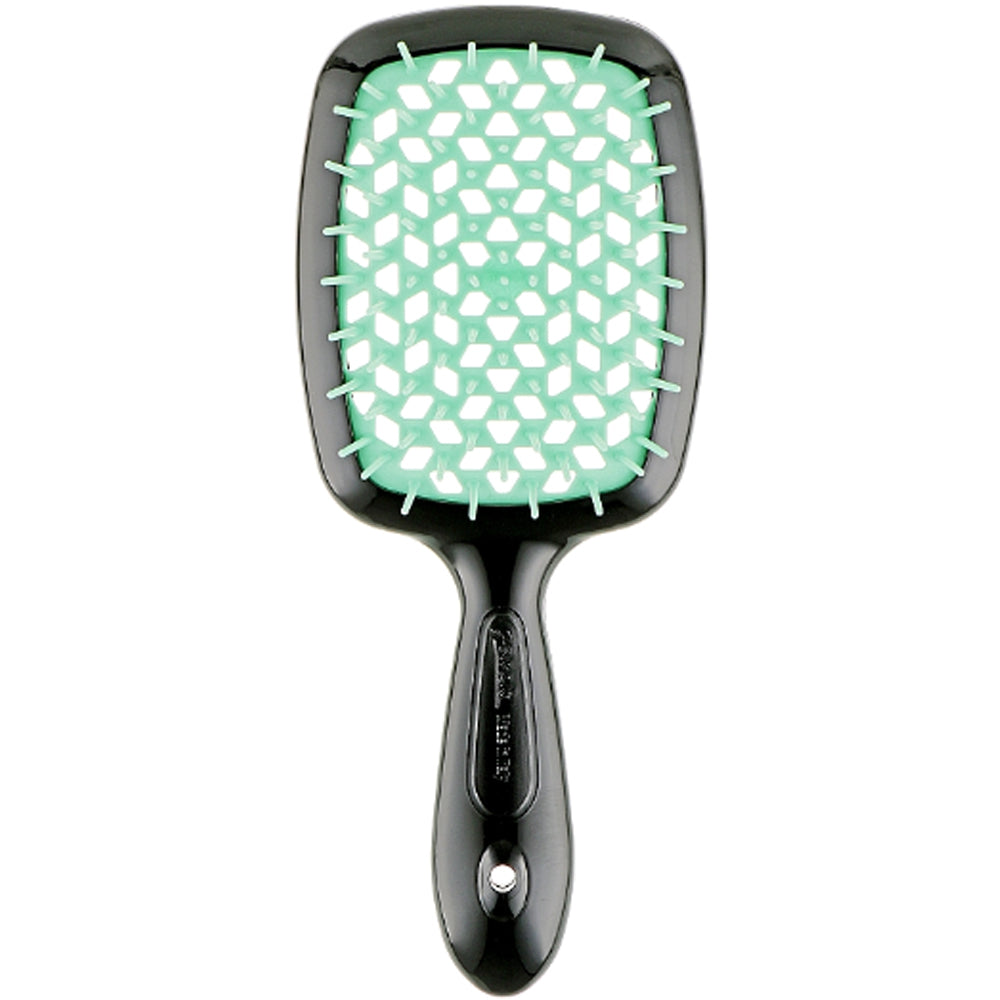 Расческа для волос черная мята - Janeke Superbrush The Original Italian Black Mint