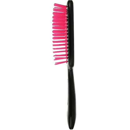 Гребінець для волосся чорний з малиновим - Janeke Superbrush The Original Italian Black&Raspberry