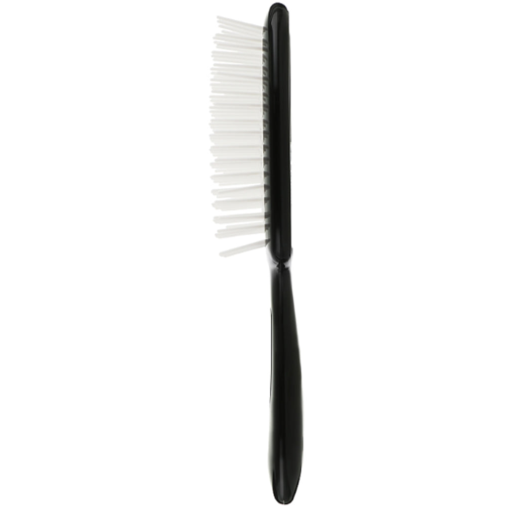 Гребінець для волосся чорний з білим - Janeke Superbrush The Original Italian Black&amp;White