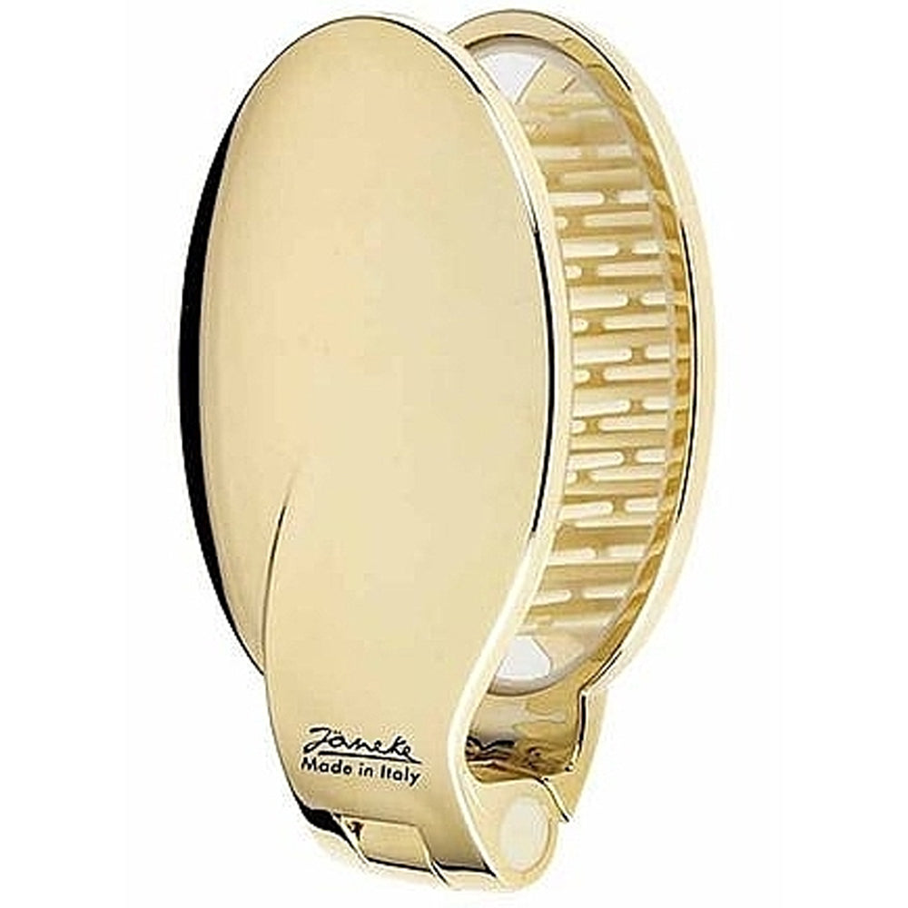 Складная щетка для волос с зеркалом - Janeke Chromium Line Folding