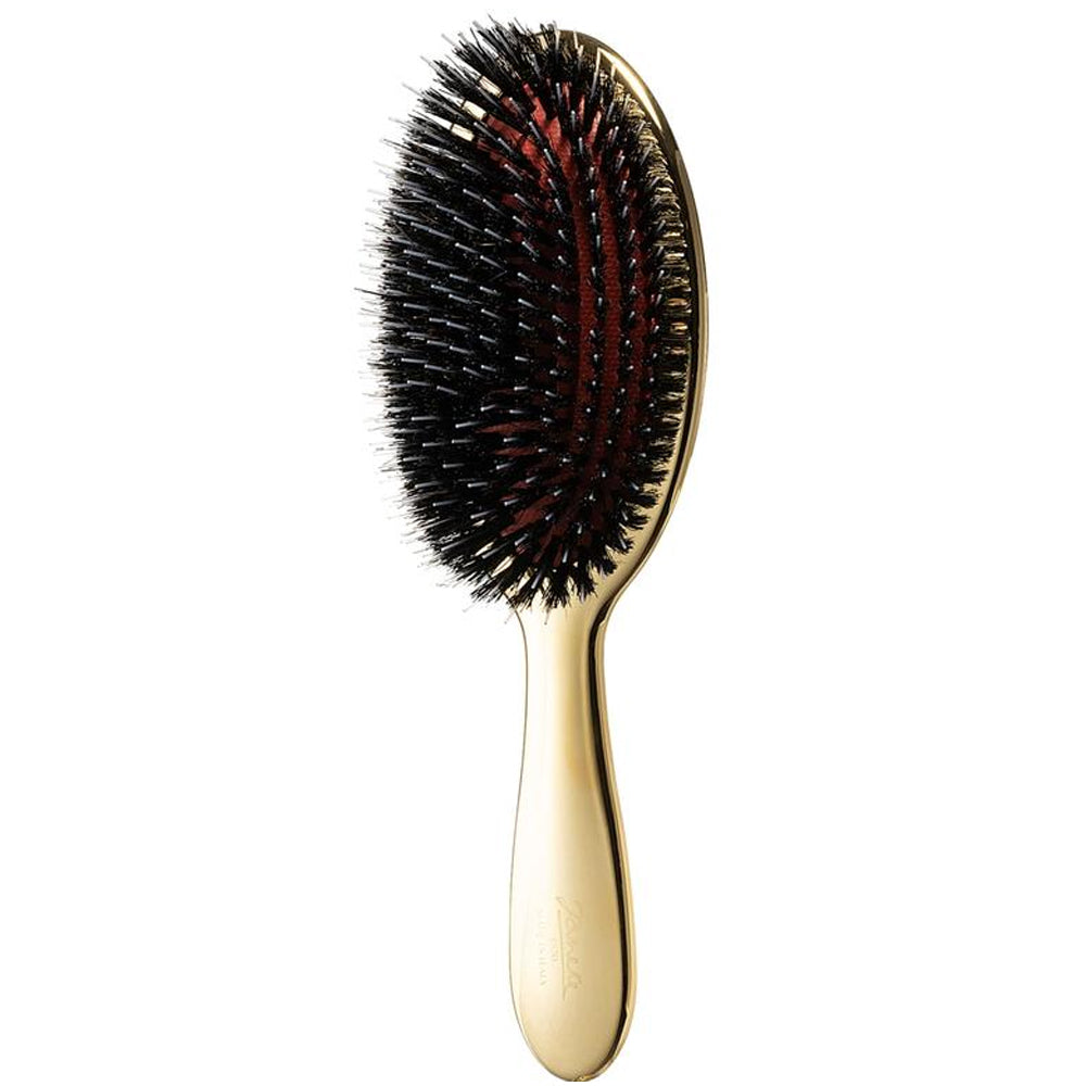 Щетка для волос с натуральной щетиной - Janeke Gold Hairbrush M