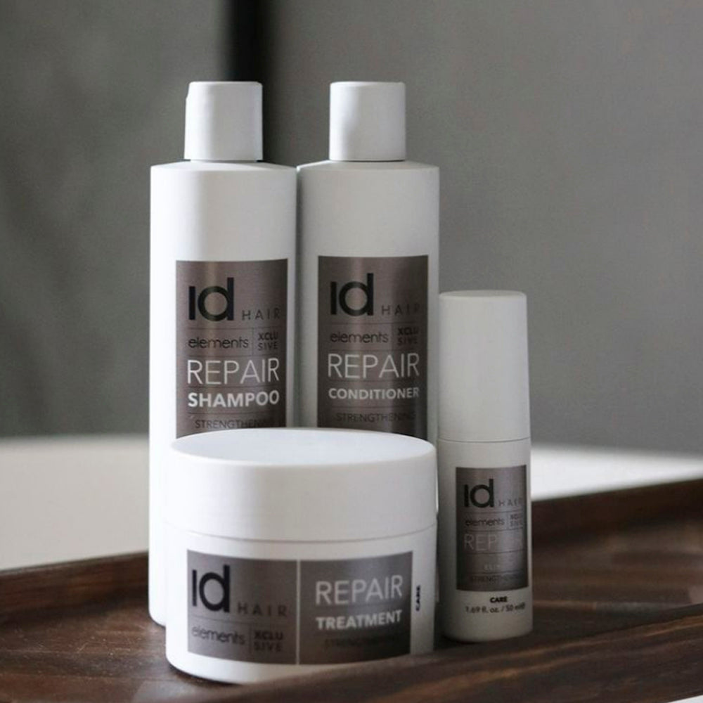Відновлююча маска для пошкодженого волосся - idHair Elements Xclusive Repair Treatment