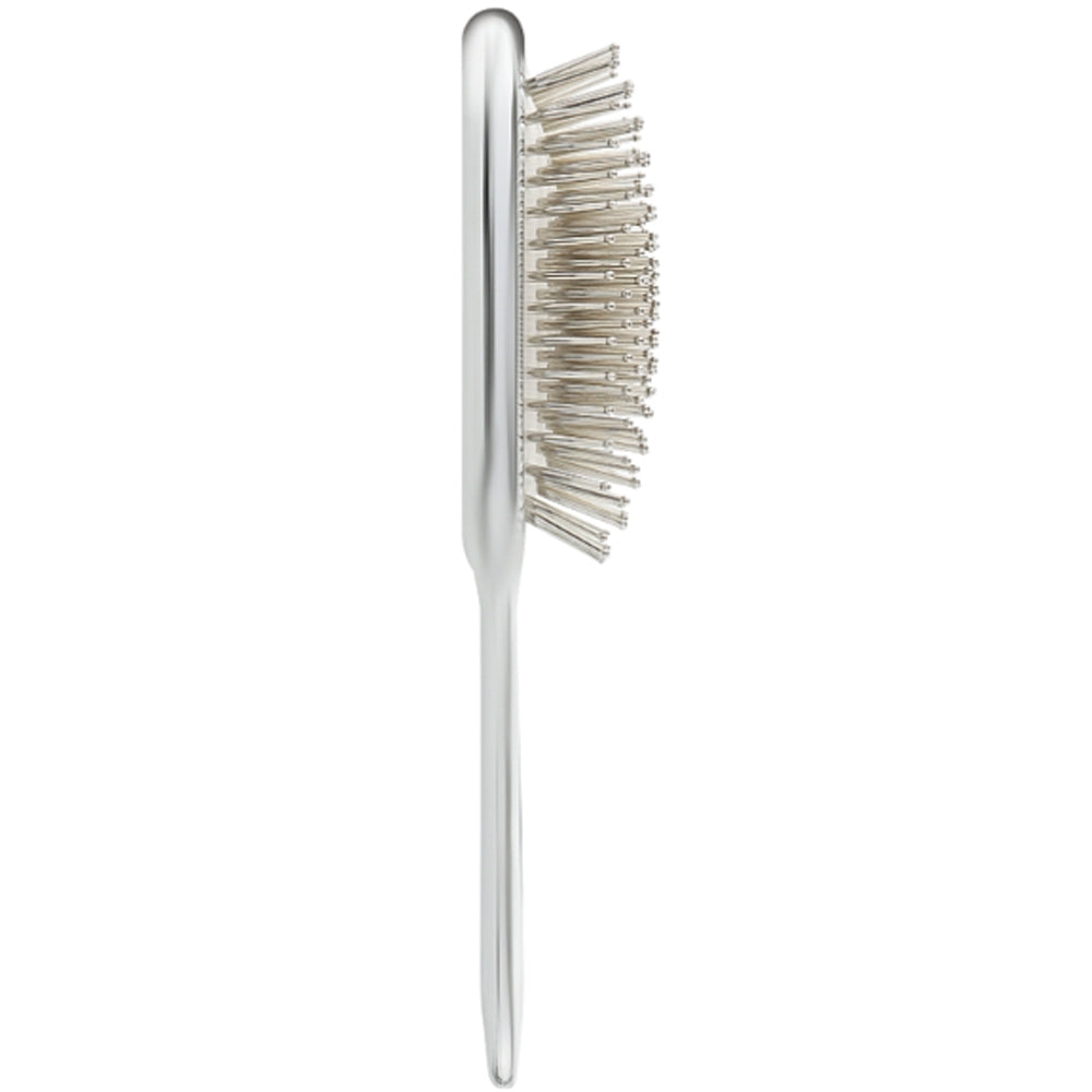 Расческа для волос с зеркалом серебряная - Janeke Hairbrush With Mirror Silver
