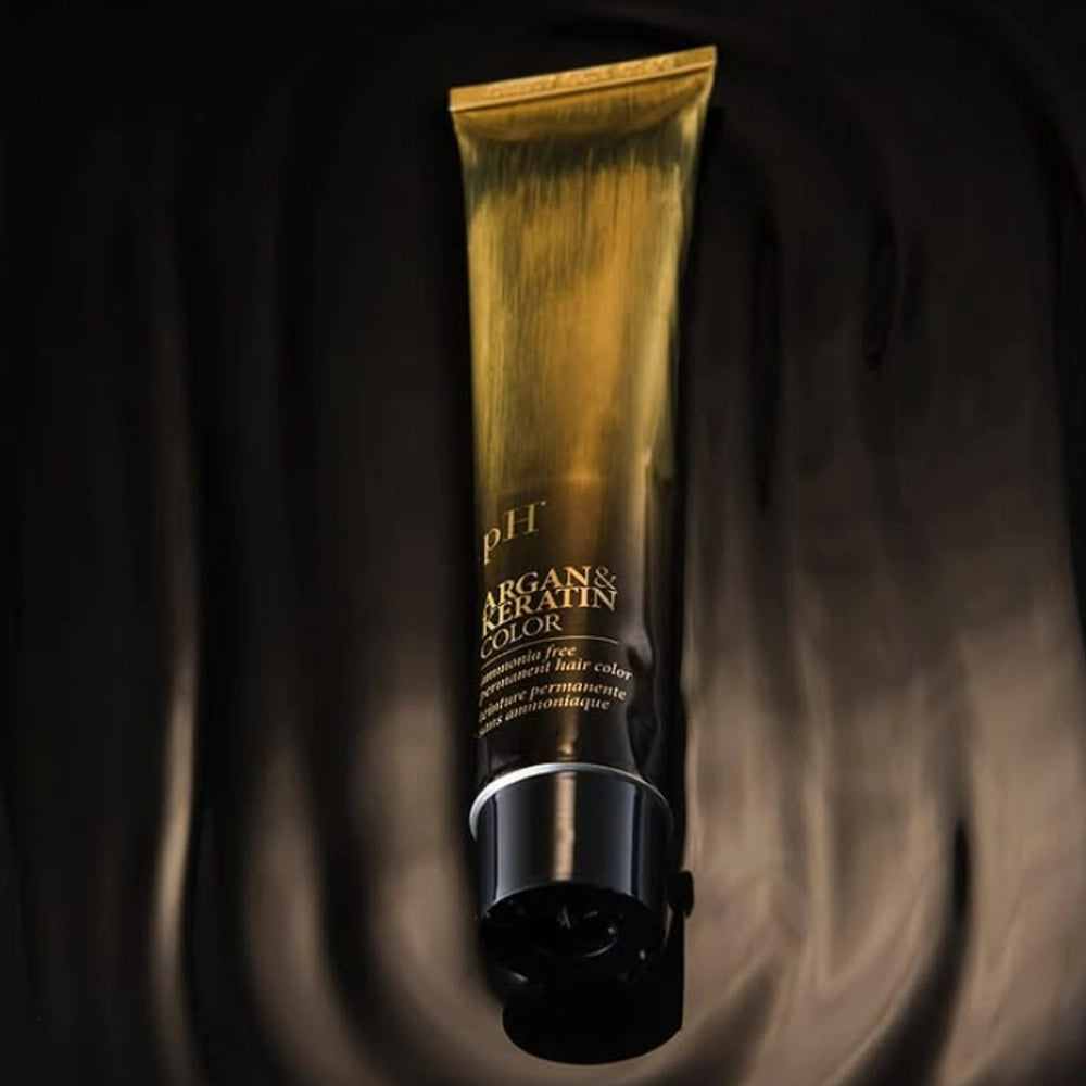 Фарба для волосся безаміачна з арганом та кератином 100 мл - pH Laboratories Argan&amp;Keratin Color Cream 5