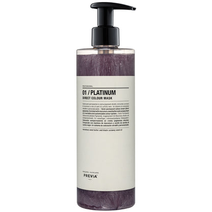 Маска-фарба прямої дії 500 мл - Previa Direct Colour Mask platinum